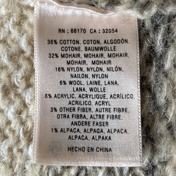 Sweater coat.  Xs. By far away from close from Anthropologie’s.  Tan plaid. - Picture 6 of 7